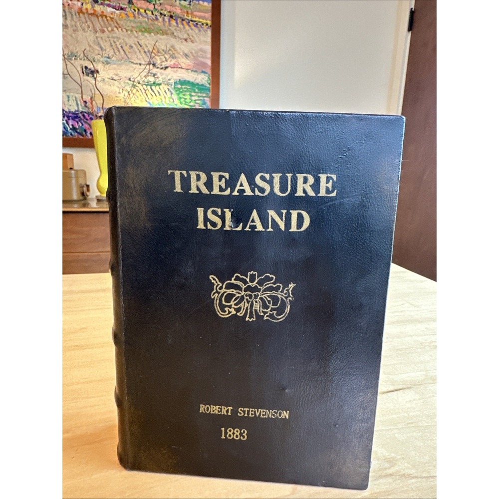 Treasure Island Robert Louis Stevenson‎ 1883 Faux Book Safe Large
